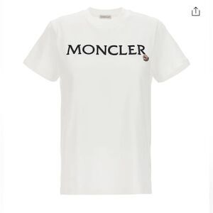 🌟NEW🌟Moncler🌟Logo Embroidered Crewneck T-shirt